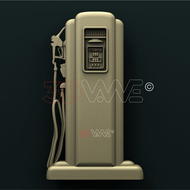 GAS STATION 3D STL 3DWave